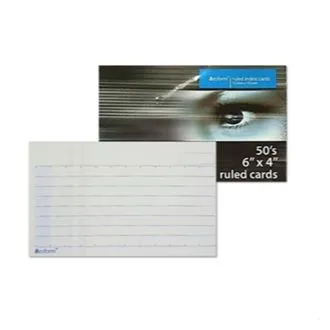 (Bundle of 3) Besform Ruled Index Cards 230gsm (3 sizes - 50 sheets)