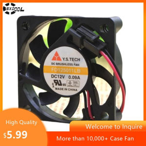 แฟน 50 มม. 5 ซม. สำหรับ Y.S.Tech FD125011LB 12V 0.09A 5010 พัดลมระบายความร้อนสำหรับที่ชาร์จและอุปกรณ์อิเล็กทรอนิกส์