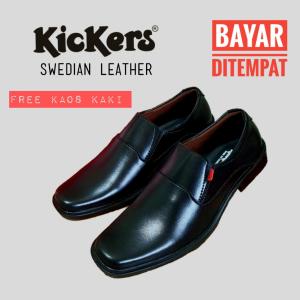 Sepatu Kantor Kickers Pantofel Dinas Elegan Formal Pria FREE KAOS KAKI
