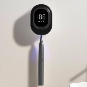 New UV Toothbrush Disinfectant Quick Drying Toothbrush with LED Display Suitable for Travel and Home Mini UV Disinfection Toothbrush