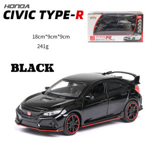 1:32 Honda Civic TYPE R Car Models Alloy Diecast Toy Vehicle Doors Openable Auto Truck Toy Car