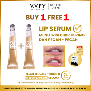 VVFY Lip Serum Moisturizing Lip Balm Serum Bibir Cerah dan Lembab Selama 24 Jam 10 ml BUY 1 FREE 1