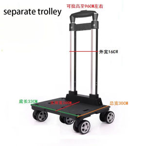 🔥【SG READY STOCK】🔥retractable folding grocery shopping cart shopping trolley/Trollies market trolley