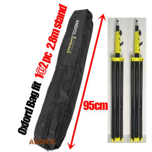 Light Stand Premium Carry Bag Oxford Waterproof Stand Bag Photo Studio Beg Kalis Air Kaki Tripod Kamera Water Resistant 2m 2.8m