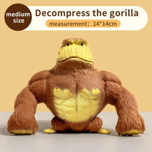 กอริลลายักษ์ยืด กอลิล่ายักษ์ยืด กอริลลาสกุชชี่ ของเล่นกอริลลา ของเล่นคลายเครียด ของเล่นบีบอัดสามารถยืดออกได