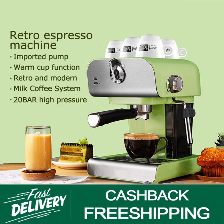 Black Fox Coffee machine household fully automatic small steam