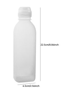 3PCS Kitchen Restaurant Portable 300/500/1000ML Seasoning Plastic Squeeze Bottle Sauce Cooking Extrusion Dispenser Oil Bottle