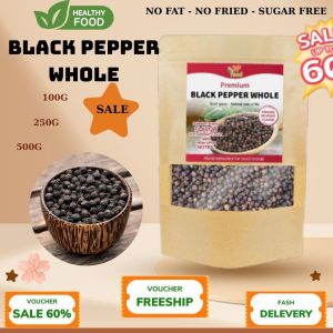 Whole Black Pepper 3FFOOD/ Paminta Buo/ Whole Pepper (100g 250g) - Spice✔️S1