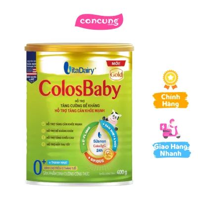 SPDD công thức ColosBaby Gold 0+ 400g - S (Mới)