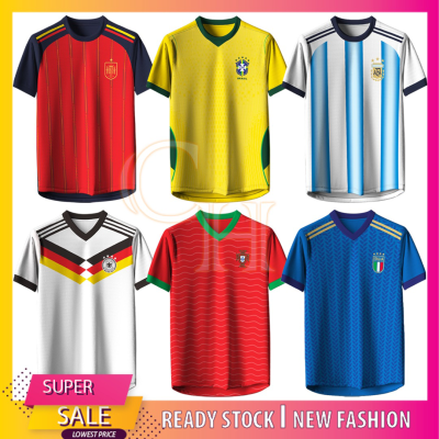 (HARGA BORONG / LOGO SULAM) MEN JERSEY WORLD CUP T-SHIRT SOCCER CLUB FOOTBALL (BAJU JERSI LELAKI BOL