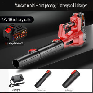 Cordless Air Blower Electric Cordless Blower Vacuum Leaf Blower Gardening Power Tools Wind Blower， Wired Electric Leaf Blower Light-Weight Strong Powerful