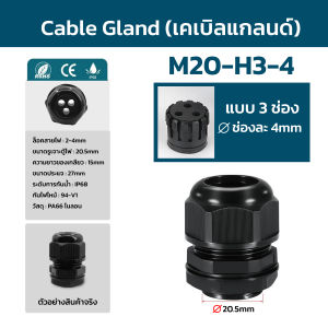 เคเบิลแกลนด์ PG  ขั้วต่อกันน้ำ Cable Gland ข้อต่อสายไฟกันน้ำ ข้อต่อร้อยสายไฟ เคเบิ้ลแกลน