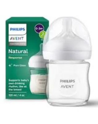 Philips AVENT Glass Natural Baby Bottle with Natural Response
