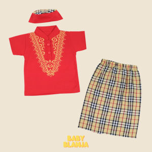 Baju Koko Bayi Laki Laki 6 12 Bulan Azhari Set