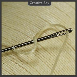 [Creative] 25 Pcs Large Eye Stitching Needles Sewing Needles Handmade Leather Needle Steel Yarn Knitting Needles Sewing Tool Set