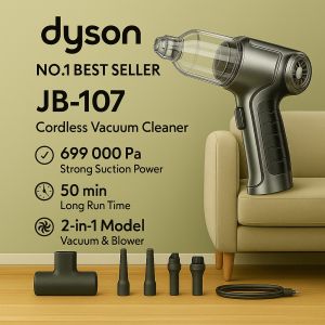 JB107 Pro Vacuum Cordless Vacuum Cleaner Mini Handheld Vacuum Lightweight Vacuum 2IN1 Vacuum Blower