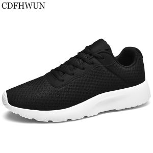 CDFHWUN Size 36-47 Sneakers for Men and Women Ready Stock Sport Shoes Lace-Up Running Sneakers Breathable Men Sneakers Casual Soft Sole