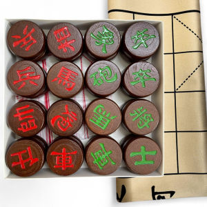 Combo Cờ Tướng - Quân Cờ Gỗ Tự Nhiên Và Bàn Size Tuỳ Chọn [GG+]