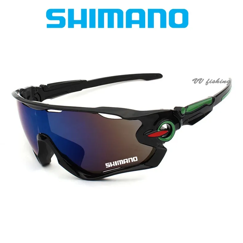 Shimano Polarized Sunglasses Men's Driving Shades Male Cycling