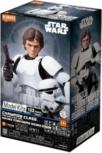 Mô Hình Lắp Ráp Blokees Star Wars - CC03 EPIV Han Solo (Stormtrooper Disguise) Tỷ Lệ 1/12