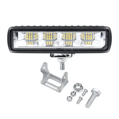 คูปองส่งฟรี 40บาท！！ไฟตัดหมอก LED 24 ดวง 72W สําหรับรถยนต์ SUV ออฟโร้ด รถออฟโร้ด