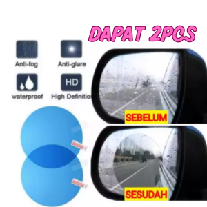 Sticker Helm Anti Air Anti Embun Anti Fog Anti Kabut Stiker Kaca Helm Anti Air Anti Embun Anti Kabut
