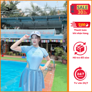 Set Bơi G5 Liền Kèm Váy Xu Hướng 2025 - Phong Cách Mới Swimbros
