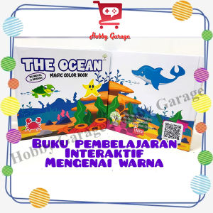Buku Cerita Anak Balita The Ocean Magic Color Book Belajar Warna Bayi