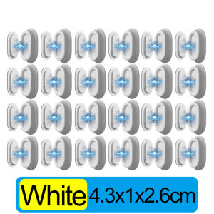 【Super low price】30/2x Strong Magnetic Hook Wall-mounted Anti-lost Magnet Remote Control Refrigerator Storage Rack Sticker Household Storage Hook