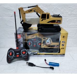 mainan remot exavator bisa geruk dengan remot