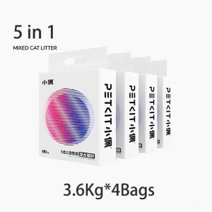 【SG Seller 】PETKIT 5 in 1 Mixed Cat Litter Flushable Cat Tofu Activated Carbon Dust-free for Pura Max/Pura X
