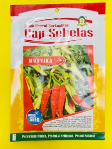 Benih Cabai Cabe Rawit MUSTIKA kemasan 2000 biji dr CAP SEBELAS S