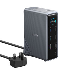 Anker Prime Docking Station 14-Port 160W Output 10Gbps Data Transfer Real Time Smart Interface Dual 4K Displays A83B6