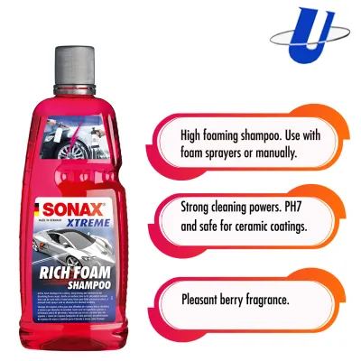 Sonax Xtreme Rich Foam Car Shampoo with Heavy Suds 1L