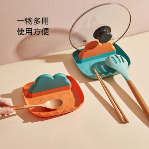 Dozzby Multi-functional Pot lid Stand rack Pot Storage Rack Rak penutup periuk铲子锅铲放置架