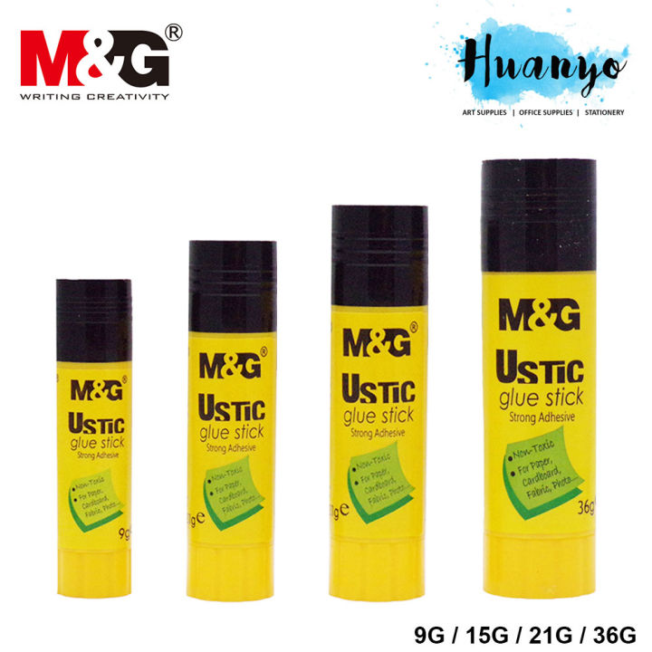 M&G Ustic Non Toxic Glue Stick (9g /15g / 21g / 36g) [Per Tube]