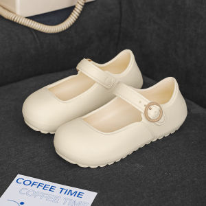 [Free Shipping] WomenS New Summer EVA Thick-Soled Non-Slip Fashionable Comfortable And Soft-Soled Slip-On Sandals With A Hidden Heel