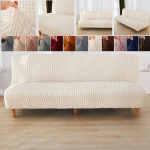 【24H delivery& COD】Seersucker sofa-bed cover 160-190cm stretchable bed cover without armrest foldable stretch sofa-bed