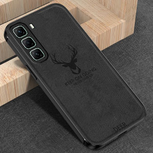 Case DEER INFINIX HOT 50 PRO 4G Softcase silikon terbaru Bermotif Jeans