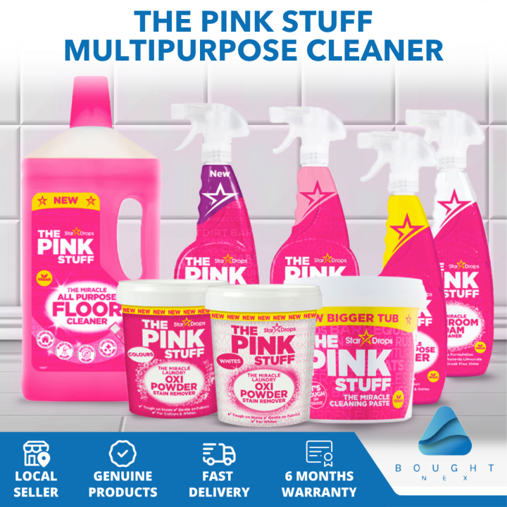 The Pink Stuff Cleaning Paste Oxi Powder Cream Cleaner Multipurpose