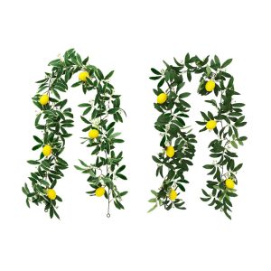 Citruses สมจริงของตกแต่งจากผ้าไหมสีนานบ้านสำนักงานร้านอาหารบรรยากาศเทศกาลเพิ่ม