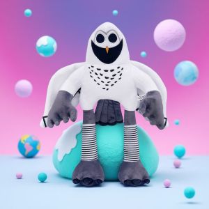 Cross-border New Product 99 Nights: Forest Obby Survival Peripheral 99 Reindeer Toy Lying Down Nighttime Style Reindeer Plush Doll