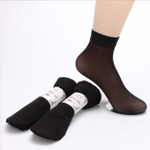 10 Pairs Short Stockings Ultra-thin Transparent High Elastic Black Nylon Short Socks Women Ankle Socks Silk Socks