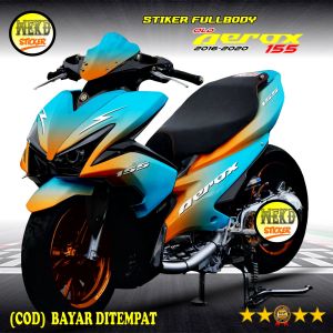 Stiker Fullbody Aerox Old 155 Skotlet Decal Motif Bunglon 3