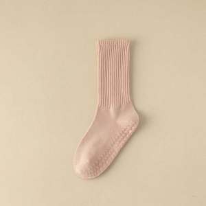 Yoga Socks Antiskid Ribbed Cotton Gym Socks Pilates Sock