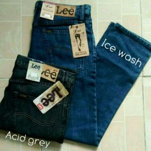 LEE PANTS STRAIT CUT DENIM JEANS FOR MEN