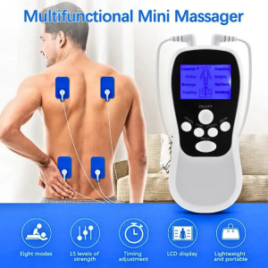 COD Alat Terapi Pijat Leher Pungung 8 mode Pad Mad Elektrik EMS Serba Guna Eletcric 4 Patches