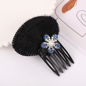 Colorful DiamondBacked Head Clip Pad Hairpiece Sponge Heightening Clip Invisible Diamond Hair Clip