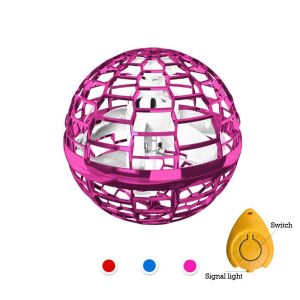 [SG Local]  Flying Ball Toys with LED Lights 360Rotating Magic  Rechargeable Mini UFO Boomerang Balls