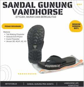 Sandal Gunung Pria Sendal Jepit Vandhorse